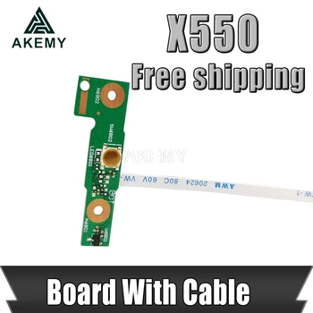 Akemy Original Asus X550V X550CC X550CA X550VC X550VB Power Switch button BOARD przetestowany szybki statek