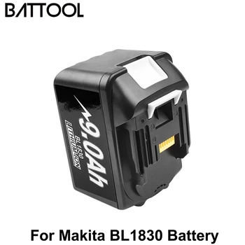Akumulator 18V 9000mAh led bateria litowa dla Makita 18volt Baterii BL1830 BL1815 BL1860 BL1840 1942053 Battery Tools
