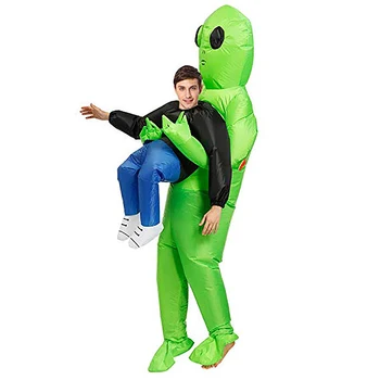 Alien nadmuchiwane kostiumy niezwykły kostium Halloween fantasy cosplay kostium-ABUX
