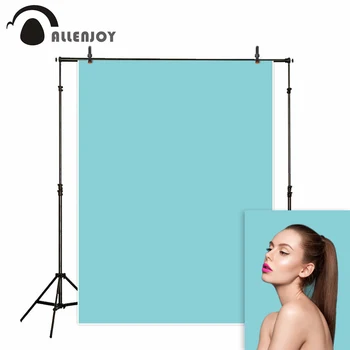 Allenjoy blue photography background streszczenie gładki jednolity kolor studio fotograficzne tło фотофон fotografia portretowa photocall
