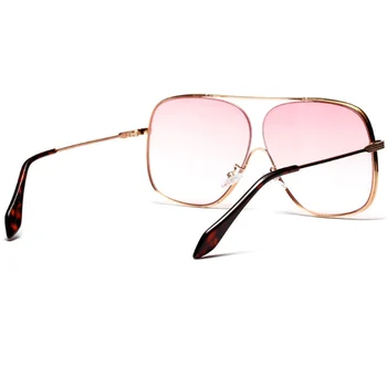 ALOZ MICC nowe oversize kwadratowe okulary damskie projektant mody dla mężczyzn metalowa połowa ramy okulary przeciwsłoneczne UV400 okulary Q435