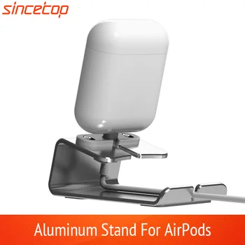 Aluminiowy uchwyt telefonu komórkowego wsparcie ładująca stacja dokująca do Airpods ładowania uchwyt podstawka do telefonu pulpitu ładowarka do iphone 5 6 7 8 x Plus
