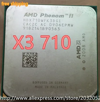 AMD Phenom II X3 710 2.6 GHz Socket AM3 + 938-pin Procesor 95W Triple-Core 1.5 M Desktop CPU w magazynie 710 może pracować