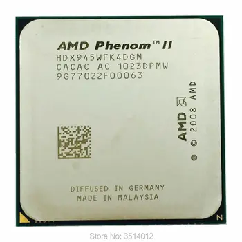 AMD Phenom II X4 945 95w 3,0 Ghz czterordzeniowy procesor HDX945WFK4DGM/HDX945WFK4DGI Socket AM3