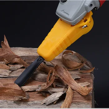 AMYAMY do obróbki drewna siłowe dłuto elektryczne gwintowany przecinak do szlifierki kątowej Refit Kit drzewny narzędzie 2018 nowy styl