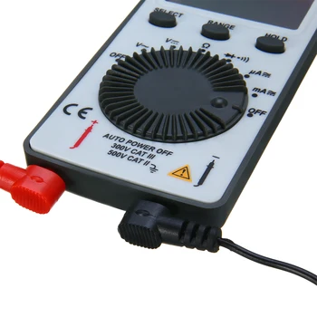 AN101 cyfrowy mini-multimetr DC/ napięcie Miernik prądu ręczne przewodnik woltomierz miernik tester z próbnymi wnioskami 10*55*10 mm