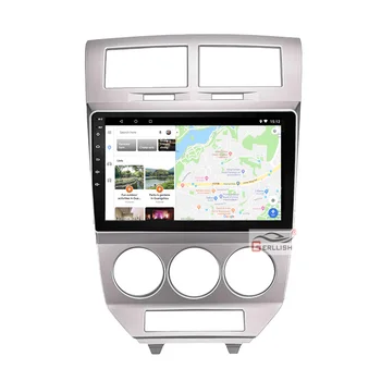 Android samochodowy odtwarzacz dvd dla Dodge Caliber 2007-2010 wbudowany GPS, radio FM BT GPS nawigacja