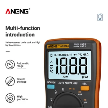 ANENG AN8004 LCD digital multimeter profesional capacitor tester miernik richmeters inductance miernik tester be true