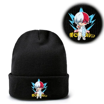 Anime My Hero Academia Jesień Zima odkryty ciepłe dzianiny kapelusz Skullies Beanie Cap cosplay Świąteczny prezent dla przyjaciela