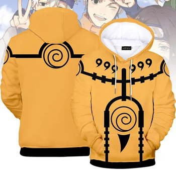 Anime Naruto cosplay 3D print bluza z kapturem Mężczyźni Kobiety moda casual sweter Harajuku meble odzież bluzy oversize