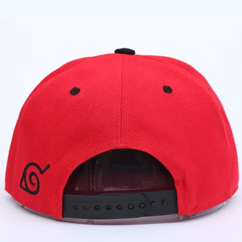 Anime Naruto kapelusz cosplay kostiumy Sharingan czapka Baseball hip-hop czapka Czapka Snapback Hat hip-hop dla kobiet mężczyźni obecnie prawdziwe