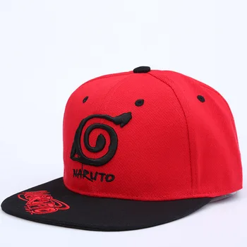 Anime Naruto kapelusz cosplay kostiumy Sharingan czapka Baseball hip-hop czapka Czapka Snapback Hat hip-hop dla kobiet mężczyźni obecnie prawdziwe