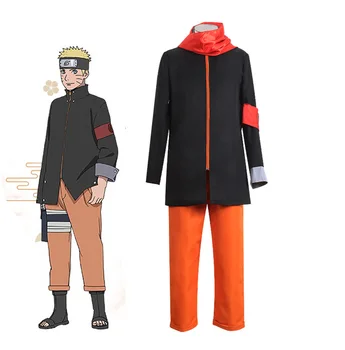 Anime ostatni Naruto film Uzumaki Naruto ósmy cosplay kostium Боруто ojciec kompletny zestaw ninja mundury