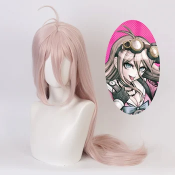 Anime Super DanganRonpa V3 Miu Iruma Cosplay Peruki Żaroodporne Włosy Syntetyczne Wig + Wig Cap