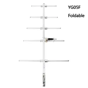 Antena Yagi двухдиапазонная VHF/UHF z wysokim współczynniku wzmocnienia 9,5/11,5 dbi zewnętrzna antena do nadajnika Baofeng UV-5R Yaesu Retevis