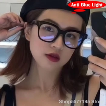 Anty-niebieski rama duże okulary przeciwsłoneczne Kobiety komputer niebieskie światło blokujące czarne okulary radiacyjne okulary okulary Okulary mężczyźni