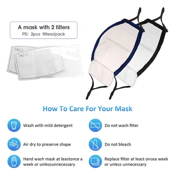 Anty zanieczyszczenia filtr Maska maska oddechowa z regulowanym nosem kawałek zmywalny respirator filtr powietrza kurz maska do twarzy