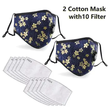 Anty zanieczyszczenia filtr Maska maska oddechowa z regulowanym nosem kawałek zmywalny respirator filtr powietrza kurz maska do twarzy