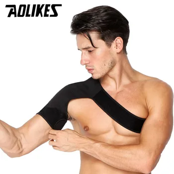 AOLOKES ramieniową wsparcie Brace Wrap Protector prawa/lewa ręka ból w stawie uraz pasek na ramię stołowy, sport, siłownie