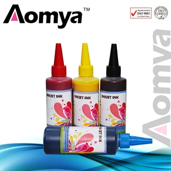 Aomya 4C x 100 ml wizualizery ciepła do drukarki Epson L210 / L350 / L355 tinta sublimacion epson wf drukarka