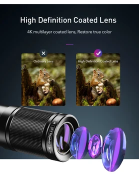 APEXEL nowy 4in1 22X teleskop obiektyw makro szeroki obiektyw typu rybie oko HD telefon obiektyw aparatu zestaw z pilotem statywem dla iPhone Samsung