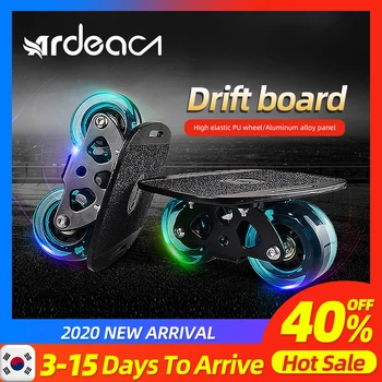 ARDEA Drift board freeline są Skates skateborad Driftboard surfing Anti-skid Portable patinetas Flashing Wheel For Road Roller