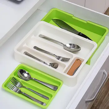 AsyPets skalowalna podzielona naczynia lokalizacja skrzynki pocztowej do przechowywania kuchennego noża, widelca pałeczek do jedzenia łyżki