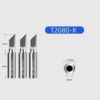 ATTEN lutownica końcówka wymiana bitowa głowica K B I 3C 5C 6.4 C 3.2 D 4.6 D 6.5 D 0.8 D 1.6 D 1.2 D бессвинцовый dla ST-2080 ST-2080D