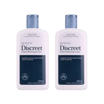 Australia Restoria Discreet Colour Restoring shampoo 250 ml Roztwór do farbowania siwych włosów Color Conditioner Mężczyźni Kobiety kolor włosów