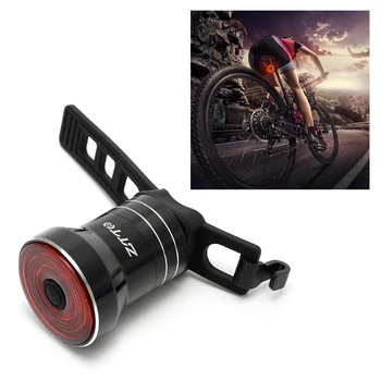 Auto Brake Sensing Start/Stop IPx6 Smart Bicycle Rear Light Wodoodporny USB Charge LED Cycling Taillight ZTTO Bike Accessory