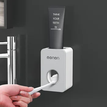 Automatyczna pasta do zębów ściskająca urządzenie zestaw ścienny bezpłatny wpływ szczoteczka stojaki pasta do zębów szafy