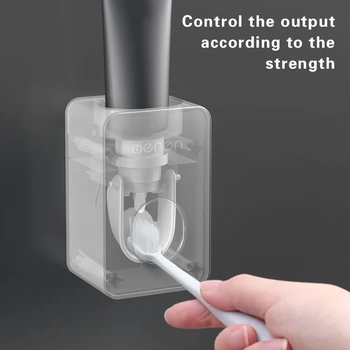 Automatyczny dozownik pasty do zębów sokowirówka plastikowy zestaw ochrony szczoteczki do zębów uchwyt Ścienny stojak na akcesoria łazienkowe zestaw