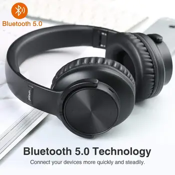 B8 Bluetooth 5.0 słuchawki 40H Play time Touch Control bezprzewodowe słuchawki z mikrofonem nad uchem słuchawki TF zestaw słuchawkowy do telefonu PC