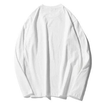 Bawełna KB 2021 200 g gruba męska koszulka z krótkim rękawem męska koszulka z długim rękawem kolor pure koszulka męska t-shirt dla mężczyzn topy