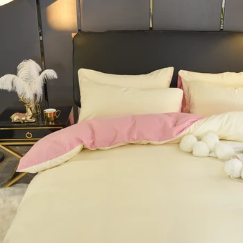 Bawełna kolor kołdrę Queen King size kołdrę łóżko podwójne hotel strona Główna pościel artykuł Darmowa wysyłka 1szt