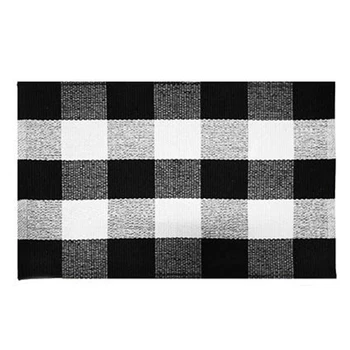 Bawełniane komórkowe dywany Buffalo,w kratkę dywan Buffalo,23,6 cala x35,4 cala,w kratkę odkryty dywan,odkryty w kratkę mata do kuchni