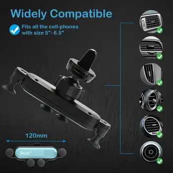 Beisk car Holder + Cable type C, Micro and Iphone for mobile, iphone uchwyt uniwersalny mobilna podstawka, obrót o 360 °,