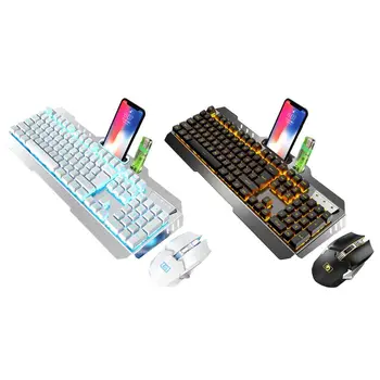 Bezprzewodowa klawiatura i mysz DPI regulowana akumulator podświetlenie klawiatury, myszy M4YE