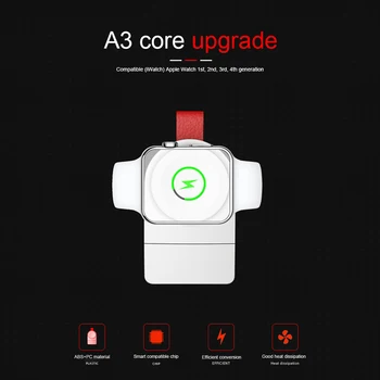 Bezprzewodowa ładowarka dla Apple Watch Series 4 3 przenośne szybkie USB-ładowarka 44/38 mm bez kabla ładowarki magnetyczna bezprzewodowa stacja dokująca z funkcją ładowania