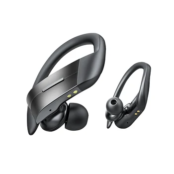 Bezprzewodowe słuchawki Bluetooth 5.0 słuchawki TWS wodoodporny sportowy Ucha hak bass słuchawki zestaw słuchawkowy dla iOS Android redukcja szumów