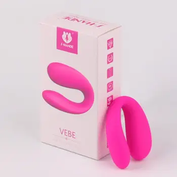 Bezprzewodowy wibrator dorośli zabawki dla par USB Akumulator dildo G Spot U Silikonowy stymulator podwójne wibratory sex zabawki dla kobiet