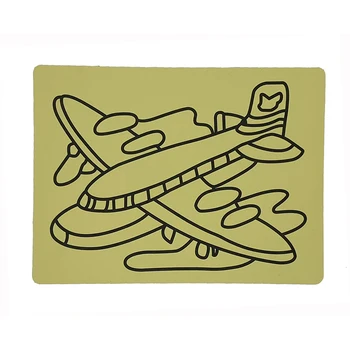 Bezpłatna wysyłka (50 szt./lot) A4 rozmiar naklejki piasek sztuka karty kolorowego malowania piaskiem