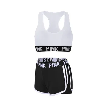 Bezszwowe joga zestaw damski dres list odzież sportowa dla kobiet fitness push-up Biustonosz+siłownia krótkie damskie biegowe treningi odzież