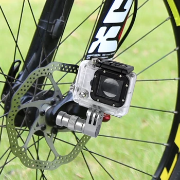 BGNING przenośna kamera rowerowa mocowanie piasty koła uchwyt sportowa kamera akcja rower uchwyt do GoPro Hero 5 4 3 3+ 2
