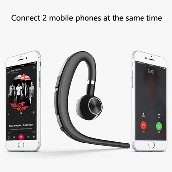 BGreen Business Bluetooth Słuchawki Sportowe, Biegowe Bluetooth Zestaw Słuchawkowy Z Wygodnym Ушным Hak Obrotowy Zestaw Słuchawkowy