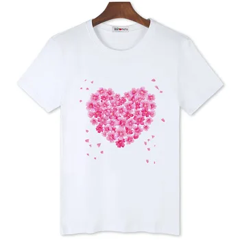 BGtomato Pink heart tshirt new design personality mens tops fashion streetwear underwear casual top soft t-shirt men