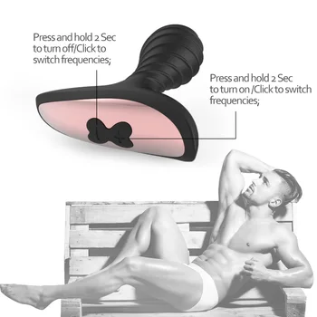 BLACKWOLF bezprzewodowy pilot zdalnego sterowania analny wibrator korek analny męski masażer prostaty teleskopowe wibratory dildo seks-zabawki dla par