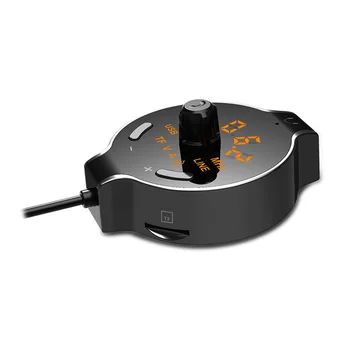 Bluetooth Zestaw głośnomówiący Car Kit nadajnik FM modulator samochodowy zestaw Audio MP3 z podwójnym USB, ładowarkę samochodową obsługa karty TF / U-dysku