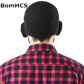 BomHCS prezent Czapka ręcznie dziana czapka męska i damska zimowa ciepła czapka