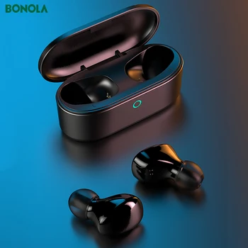 Bonola Mini wireless słuchawki Bluetooth dla Xiaomi/Huawei/iPhone wodoodporny IPX4 Hifi zestaw słuchawkowy Bluetooth TWS dla telefonu komórkowego